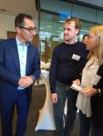 von links: Cem Özdemir (BMEL), Dr. Till Masthoff (VdFJ), Leonie Wiewer (VdJ) von links: Cem Özdemir (BMEL), Dr. Till Masthoff (VdFJ), Leonie Wiewer (VdJ)