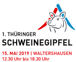 (c) Grafik: IGS Thüringen; 1. Thüringer Schweinegipfel am 15.05.19 in Waltershausen (c) Grafik: IGS Thüringen; 1. Thüringer Schweinegipfel am 15.05.19 in Waltershausen