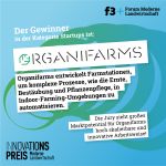 Innovationspreis geht an Organifarms Innovationspreis geht an Organifarms