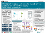 Green Ashley 2021: Nutritionaly-invested environmental impacts of food products ... ETH Zürich Green Ashley 2021: Nutritionaly-invested environmental impacts of food products ... ETH Zürich