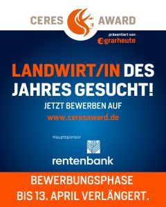 CERES AWARD 2025 Bewerbung
© agrarheute